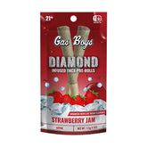 STRAWBERRY JAM DIAMOND INFUSED THCA PRE-ROLLS 1.5G X 2 PER POUCH